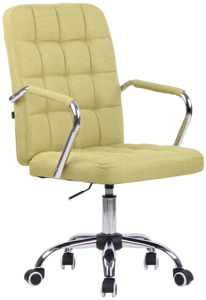 BHM Germany Kancelárska stolička Terni, textil, zelená